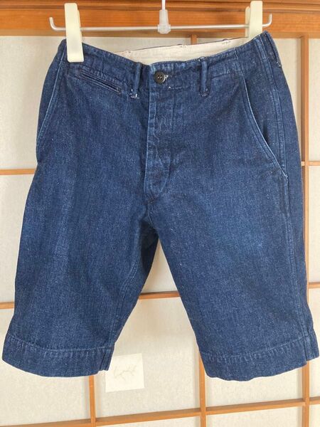 warehouse ウエアハウス lot1204 インディゴデニムショーツW30