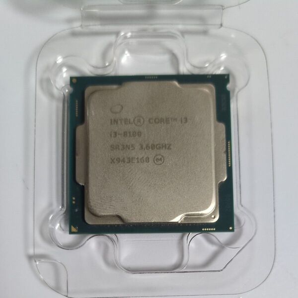 【動作確認済み】Intel Core i3-8100 CPU 第8世代 LGA1151