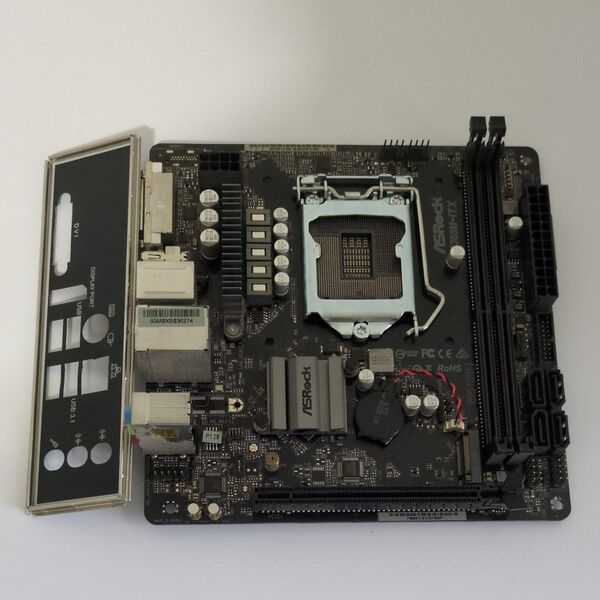 Asrock マザーボード B360M-ITX LGA1151 ioパネル付