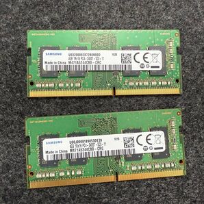 SAMSUNG DDR4 PC4-2400T ノートパソコン用メモリ 4GB 2枚 計8GB 311