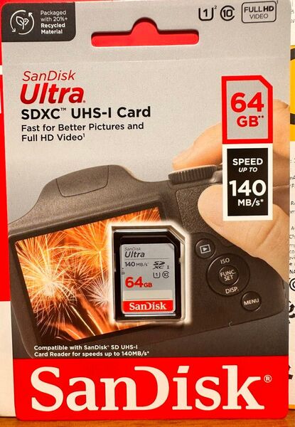 SanDisk Ultra SDXC UHS-Iカード 64GB