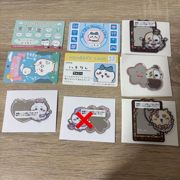 ミラー ステッカー シール ちいかわ カード