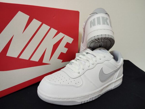 新品26.5cmNIKE ナイキ ビッグ BIG LOWメンズスニーカーホワイトグレー白AF1エアフォース1 好きに