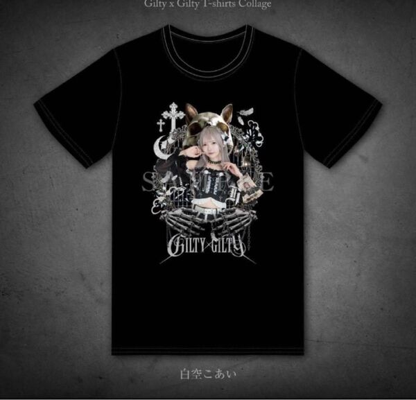 新品級 GILTY GILTY 白空こあい Tシャツ XL 2周年 ギルギル 公式グッズ