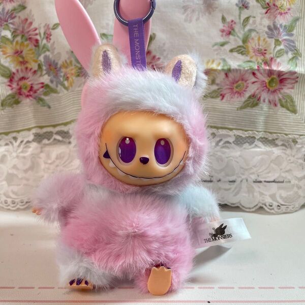 ぬいぐるみ LABUBU POP ラブブ キーホルダー 紫