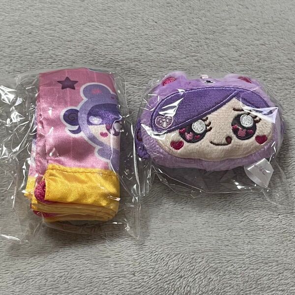 しなクマグッズコレクション しなこ フェイスマスコット 巾着 ベビタピ