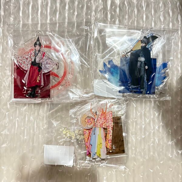 新品未開封 Mrs.GREEN APPLE クスシキ アクリルスタンド アクリルキーホルダー 3点セット