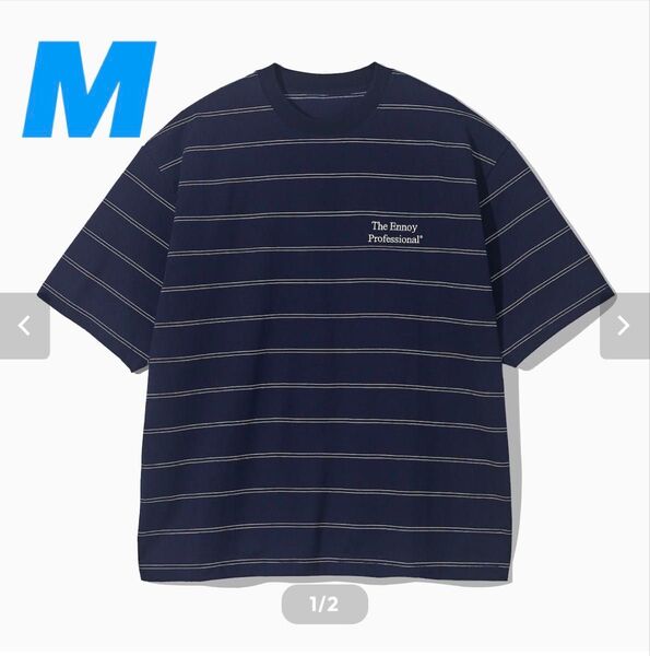 Ennoy PANEL BORDER S/S T-SHIRT (NAVY) M