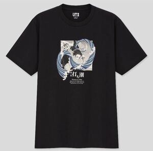 ◇ ユニクロ ～マンガUT～【 鬼滅の刃 / 炭治郎 】半袖Tシャツ 《 M 》 BLACK ◎新品◎