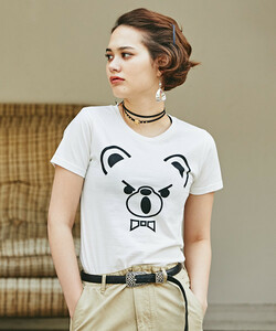  prompt decision new goods regular price 9,680 jpy Hysteric Glamour FUCK BEARfak Bear print T-shirt 