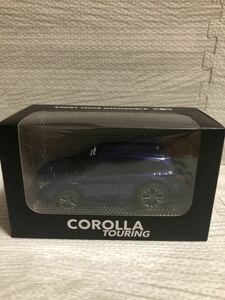 トヨタ 新型カローラツーリング ハイブリッド COROLLA プルバックカー 非売品 ミニカー ダークブルーマイカメタリック