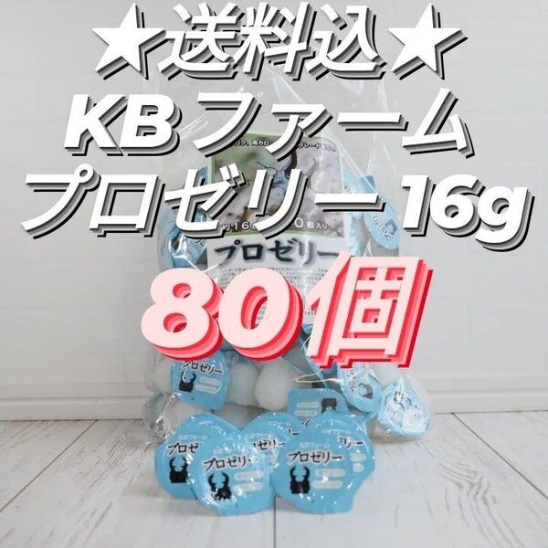 KBファーム製昆虫ゼリー プロゼリー16g 80個