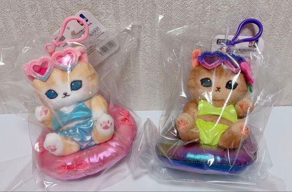 モフサンド ぎゃるなバカンスにゃん マスコット 茶白 日焼け ぬいぐるみ