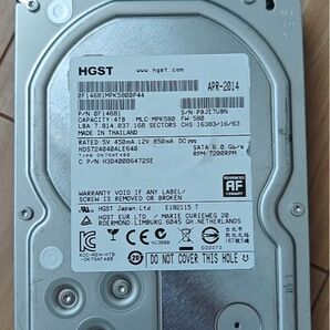 HDD 4TBx2=8TB ハードディスク
