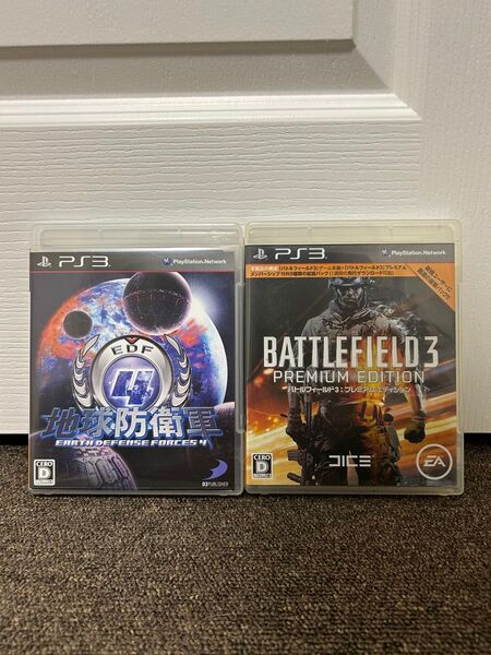 PS3 地球防衛軍4 バトルフィールド3 プレミアムエディション 2本セット プレイステーション3
