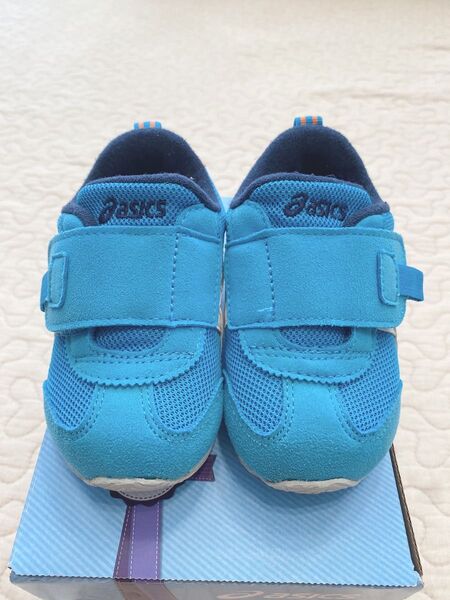 asics アシックス SUKUSUKU idaho 14.5センチ(ブルー) キッズ スニーカー シューズ