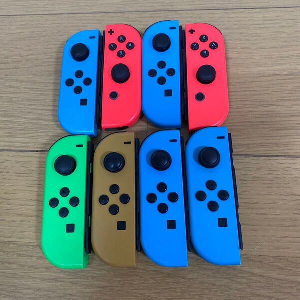 ジョイコン 8台セット まとめ 大量 現状品 整理放出 ジャンク ネオンブルー レッド グレー グリーン Joy-Con