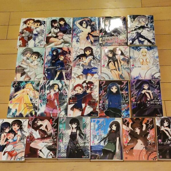 古本 アクセル・ワールド ライトノベル 5巻〜25巻 21冊セット 電撃文庫