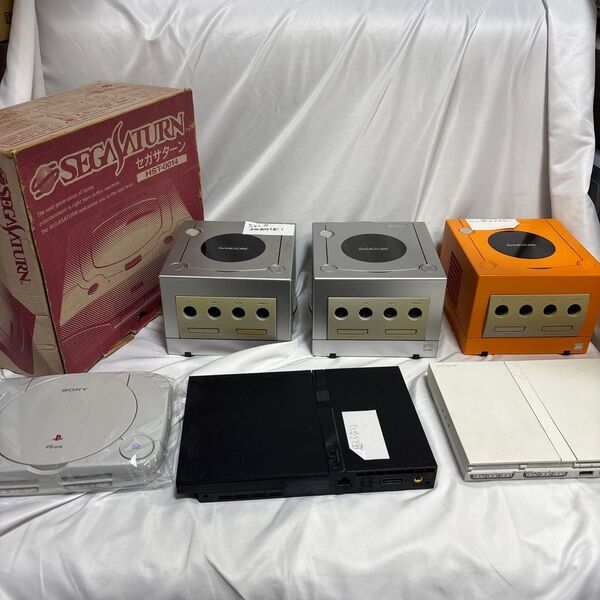 ゲーム機本体 7台 ジャンク ゲームキューブ ps2 70000 PSONE