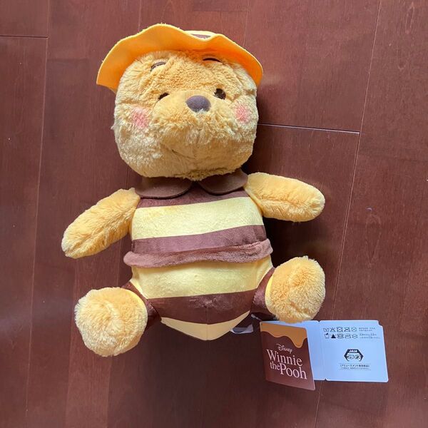 くまのプーさん 赤いほっぺ Lぬいぐるみ はちみつのうたVer.