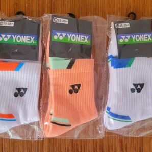 YONEX ヨネックスソックス バイドミントソックス3Dエルゴ靴下 3足セット
