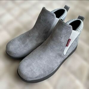 【未使用】氷雪用ハイパーVスタッドレスショートブーツ LuLumomo グレー