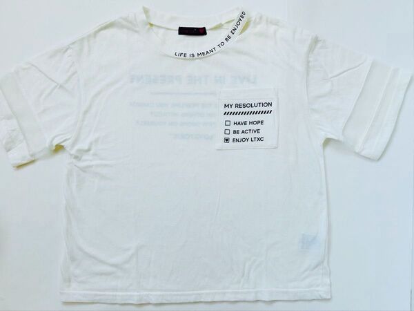 Lovetoxic ラブトキシック 160cm Lサイズ Tシャツ 半袖 白 半袖Tシャツ ホワイト 子供服
