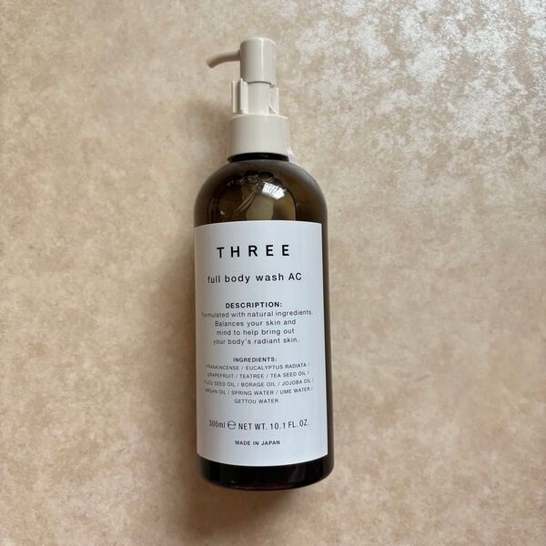 【未使用未開封】THREE フルボディ ウォッシュ AC ボディソープ 300ml