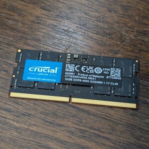 Crucial DDR5-4800 SODIMM 16GB メモリ