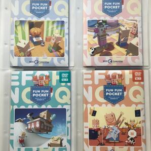 【中古・美品】ECC英語DVD「FUN FUN POCKET」4枚まとめて