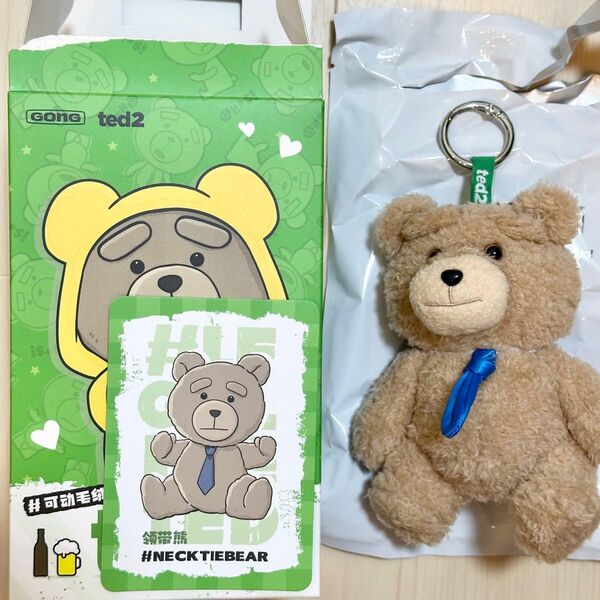 POPMART Ted2 Teddy Bear ぬいぐるみ キーホルダー ポップマート