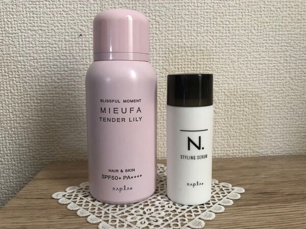 NドットN. スタイリングセラム40g ミーファ フレグランスUVスプレー テンダーリリー /ナプラ 日焼け止め