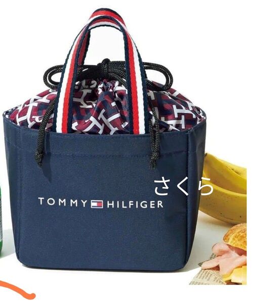 新品 TOMMY HILFIGER トミーヒルフィガー ランチトート ゴルフ お弁当バッグ Sweet 付録 ※値引き不可×