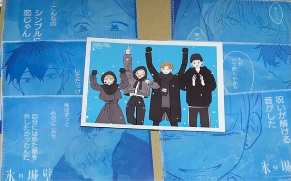 氷の城壁 ミニクリアファイル 6枚コンプリートセット&ポストカード