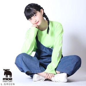 中澤瞳×moz FOREST LABEL コラボ長袖Tシャツ グリーン XL 未使用品【完全受注生産品】