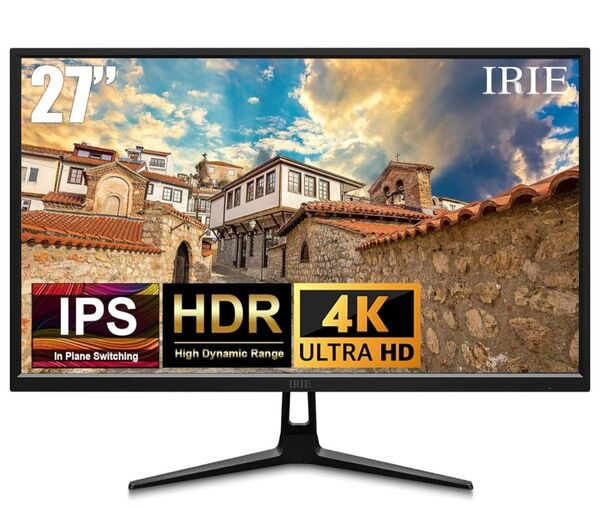 美品 IRIE 27インチ 4K IPSモニター FFF-LD27P2 スピーカ