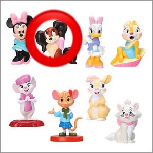 ガチャガチャ ディズニー フィギュアコレクション フィフィ