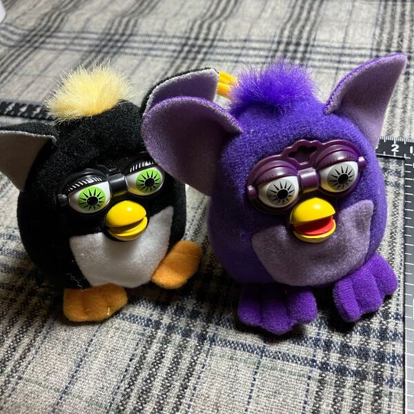 【訳あり当時物2体】ファービー ぬいぐるみストラップ マクドナルド ハッピーセット