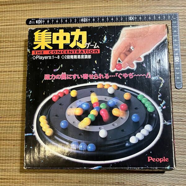 【当時物】昭和レトロ 集中力ゲーム ピープル ボードゲーム