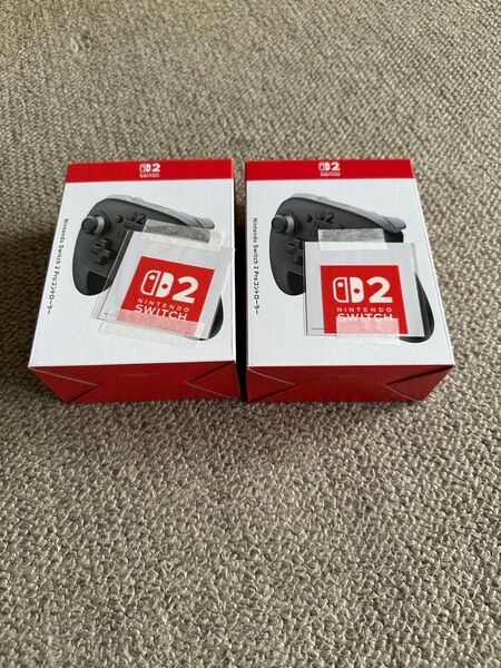 Switch2 プロコン 2個セット おまけシール付き
