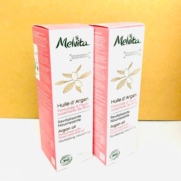 2本セット メルヴィータ アルガン オイル ローズ 50ml 導入美容液 美容液 ボディオイル