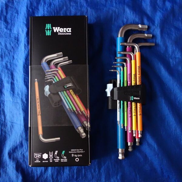 Wera ヴェラ 六角レンチ ステンレス 3950 SPKL/9