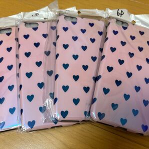 iPhone6 Plus/6s Plus対応 ケース ハート柄 ピンク