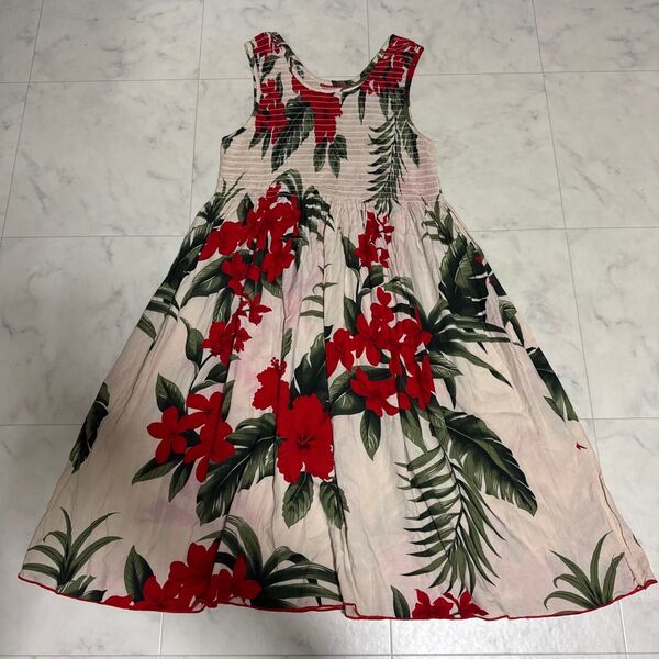 【Favant】Hawaiiハワイアンドレスワンピース リゾートワンピ 花柄 夏