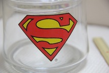 ガラス製 スーパーマン キャンディーポット DC COMICS 1978 検 佐々木硝子 キャンディボトル SUPERMAN ＤＣ コミック キャラクター グッズ_画像2