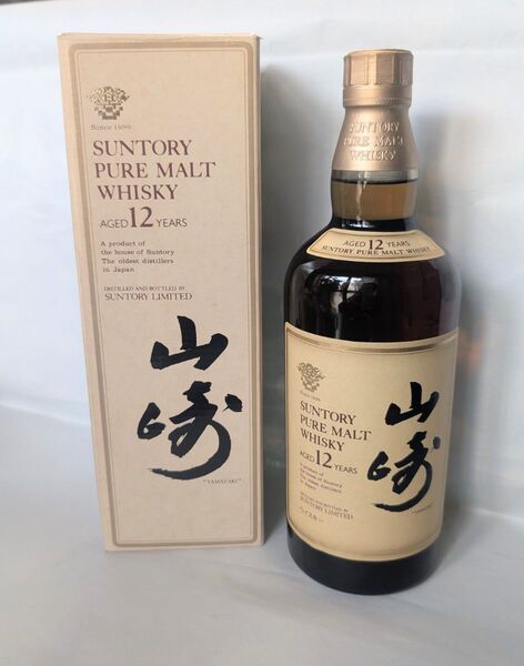 SUNTORY サントリー 山崎 12年 ピュアモルト ウイスキー 750ml 43% 箱付