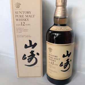 SUNTORY サントリー 山崎 12年 ピュアモルト ウイスキー 750ml 43% 箱付