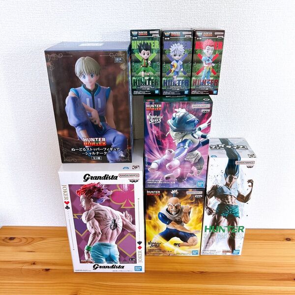 HUNTER×HUNTER フィギュア まとめ売り ヒソカ ゴン キルア ネテロ シャルナーク メルエム