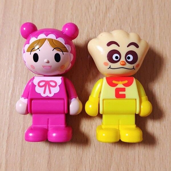 アンパンマン ブロックラボ 人形 ドール あかちゃんまん クリームパンダ 2体まとめ売り