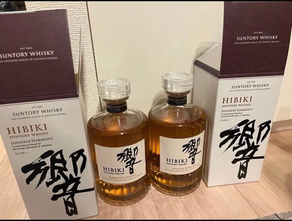 新品未開栓 ホログラム付き サントリー 響 ジャパニーズハーモニー JAPANESE HARMONY 2本セット